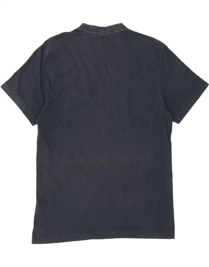 FILA Mens Graphic T-Shirt Top Large Navy Blue Cotton Vintage Fila and Second-Hand Fila from Messina Hembry 