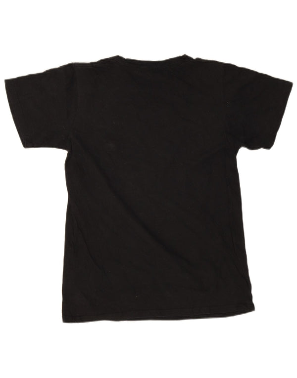 Adidas Womens Graphic T-Shirt Top UK 10 Small Black