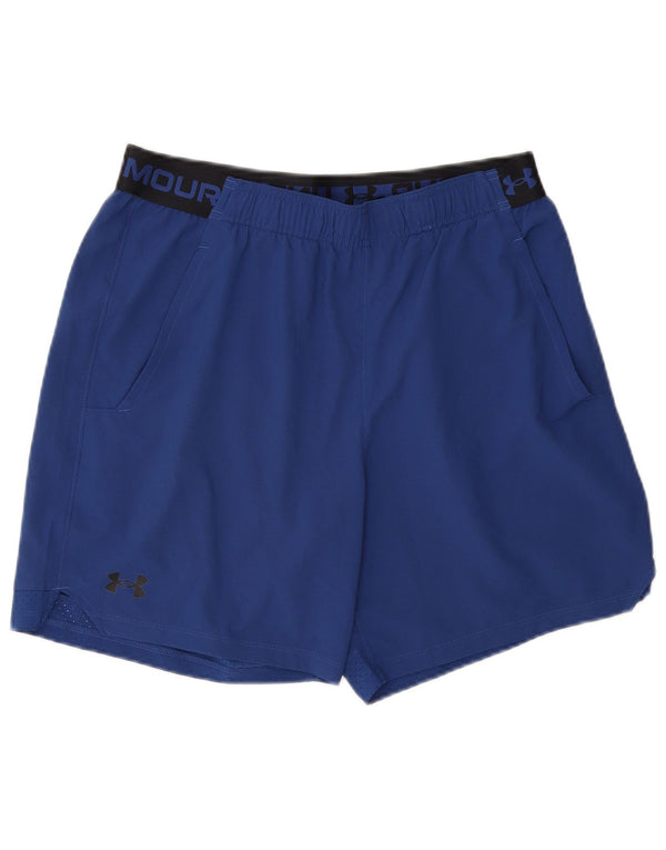 UNDER ARMOUR Mens Graphic Sport Shorts Large Blue