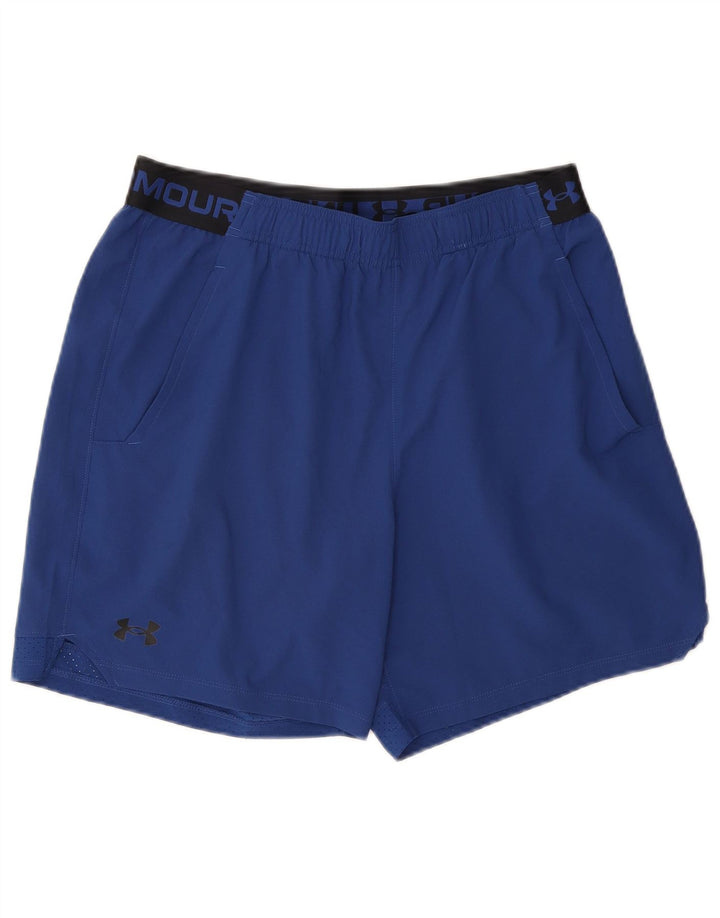 UNDER ARMOUR Mens Graphic Sport Shorts Large Blue