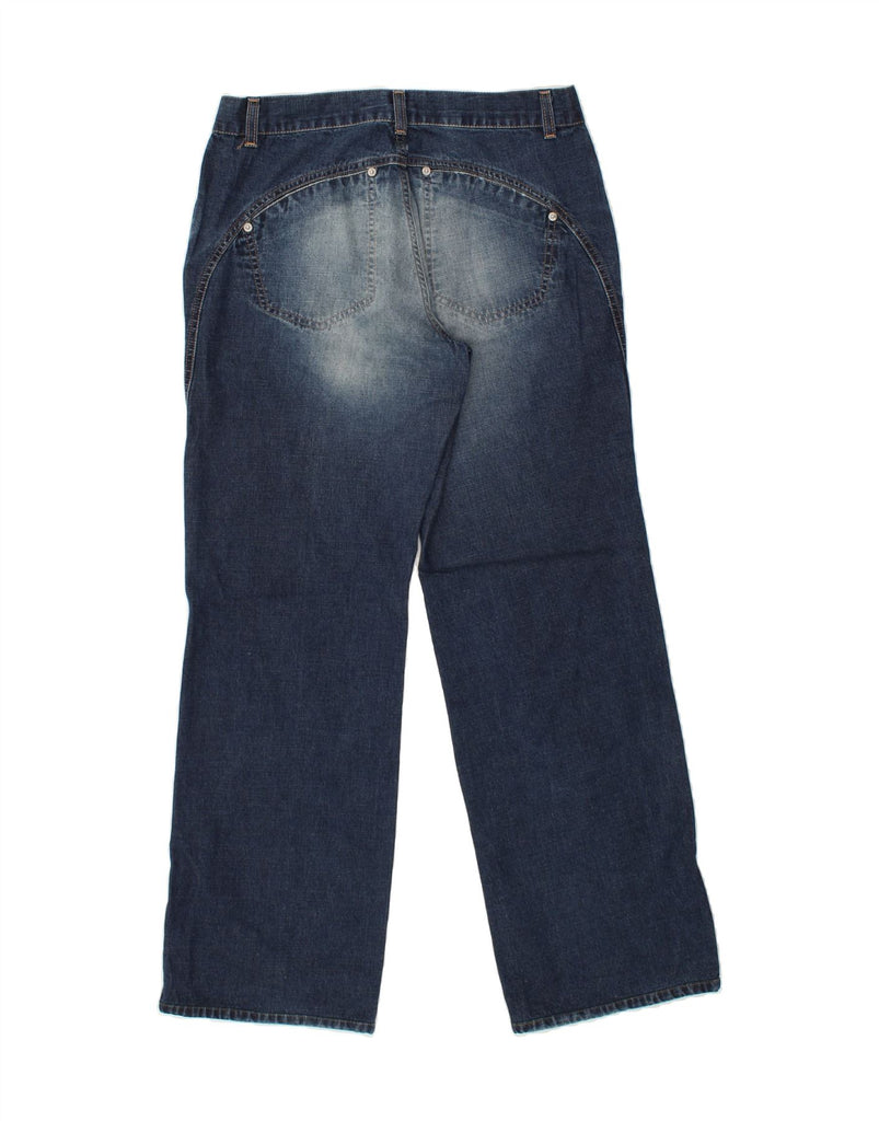 SISLEY Mens Straight Jeans IT 48 Medium W32 L32 Blue Cotton Vintage Sisley and Second-Hand Sisley from Messina Hembry 