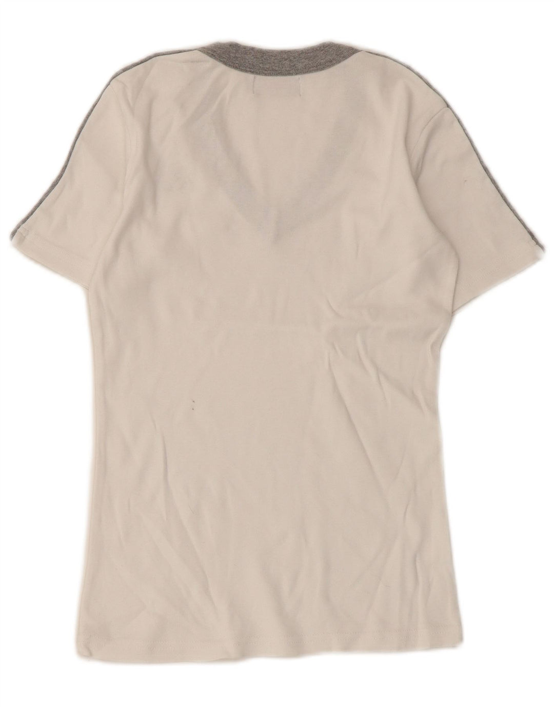 Kappa Womens T-Shirt Top UK 8 Small White Colourblock