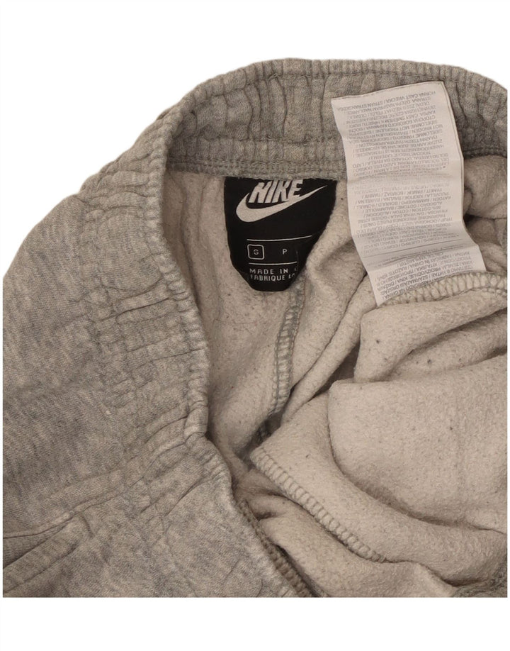 Nike Mens Tracksuit Trousers Joggers Small Grey Colourblock Cotton