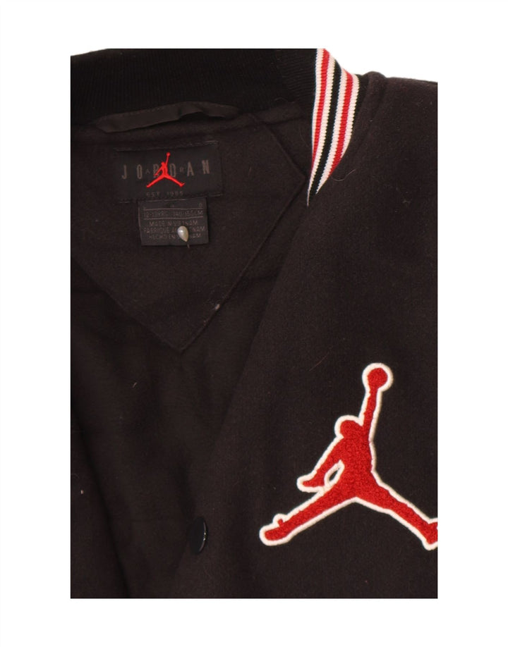 Jordan Boys Graphic Varsity Jacket 12-13 Years Large Black Colourblock
