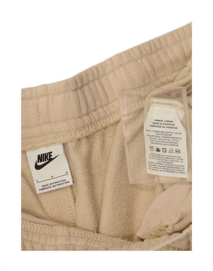 Nike Mens Sport Shorts Large  Beige Cotton