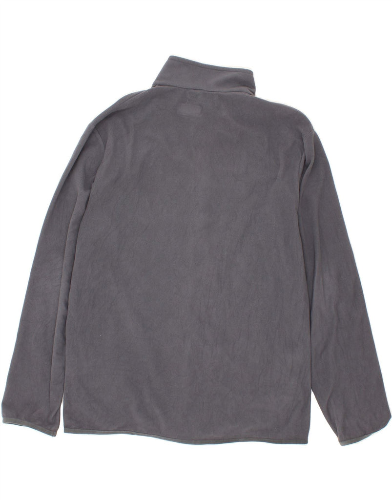 KAPPA Mens Fleece Jacket UK 44 2XL Grey Polyamide Vintage Kappa and Second-Hand Kappa from Messina Hembry 