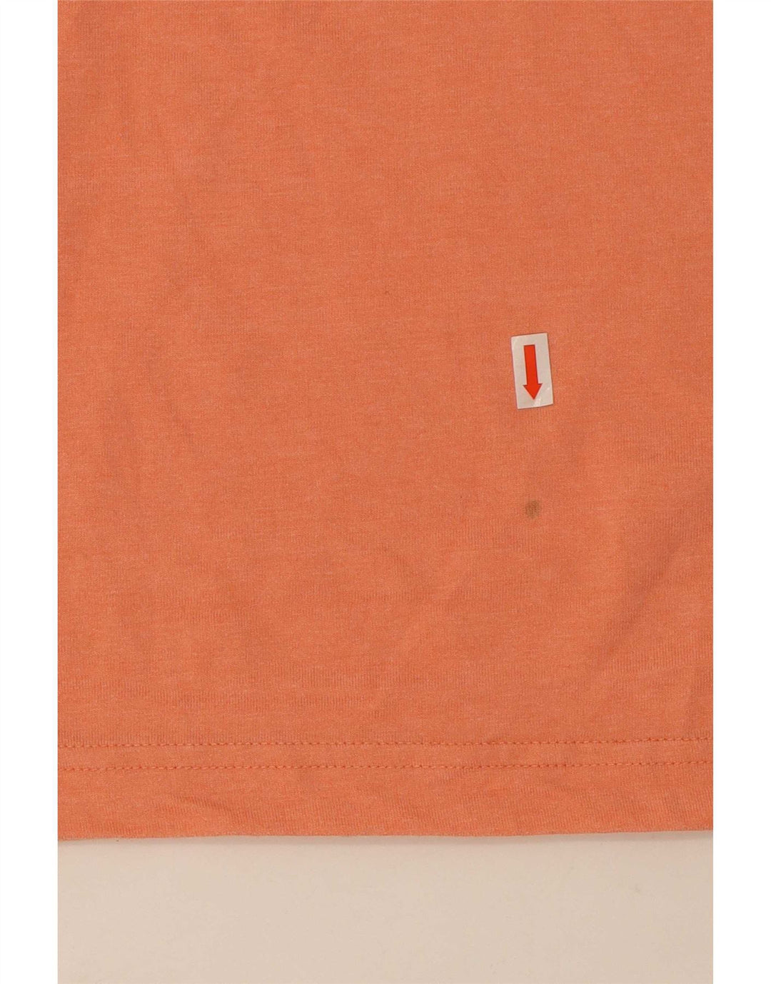 Penguin Mens Graphic T-Shirt Top Large Orange Cotton