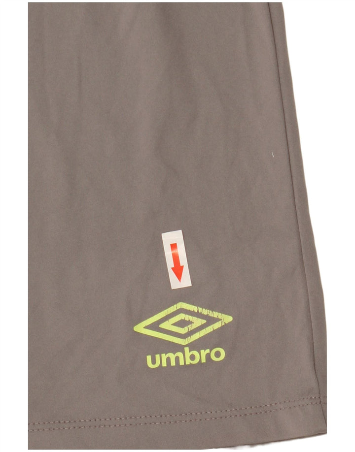 Umbro Womens Sport Shorts UK 8 Small  Grey Polyester