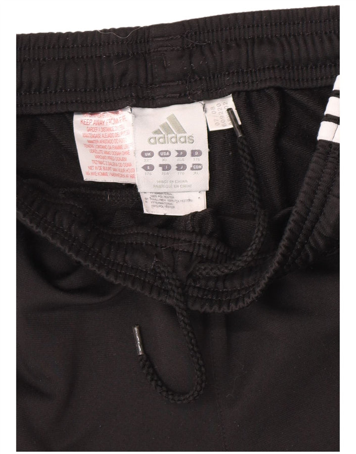 Adidas Boys Tracksuit Trousers Joggers 15-16 Years  Black Polyester