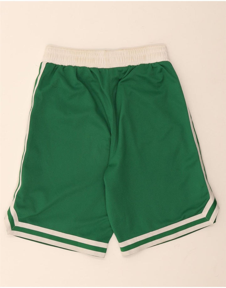 Adidas Mens Boston Celtics Sport Shorts Small  Green Colourblock Polyester
