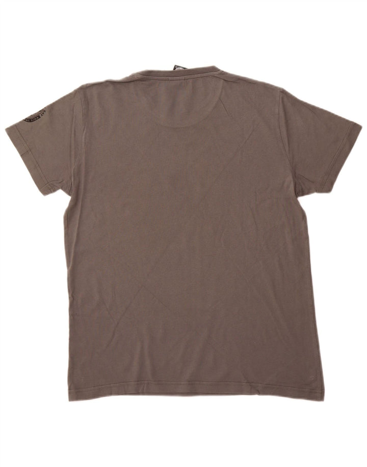 SCORPION BAY Mens Graphic T-Shirt Top Large Grey Cotton