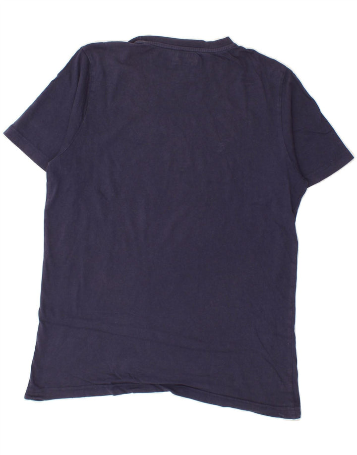 KAPPA Mens T-Shirt Top Medium Navy Blue Vintage Kappa and Second-Hand Kappa from Messina Hembry 