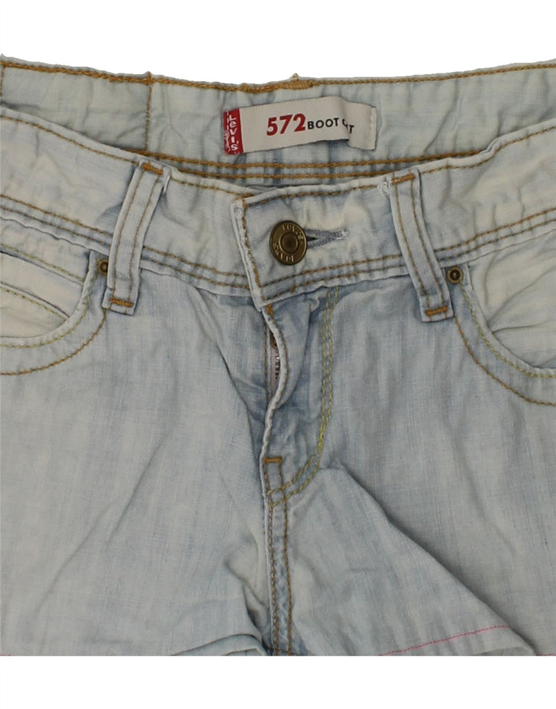 LEVI'S Girls 572 Denim Shorts 15-16 Years W28 Blue | Vintage Levi's | Thrift | Second-Hand Levi's | Used Clothing | Messina Hembry 