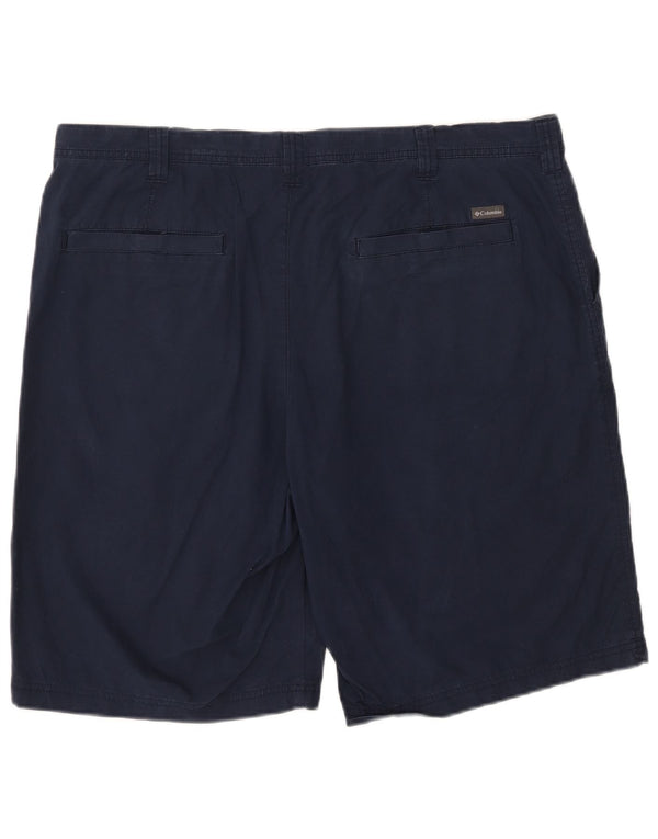 Columbia Mens Chino Shorts W40 XL Navy Blue Cotton
