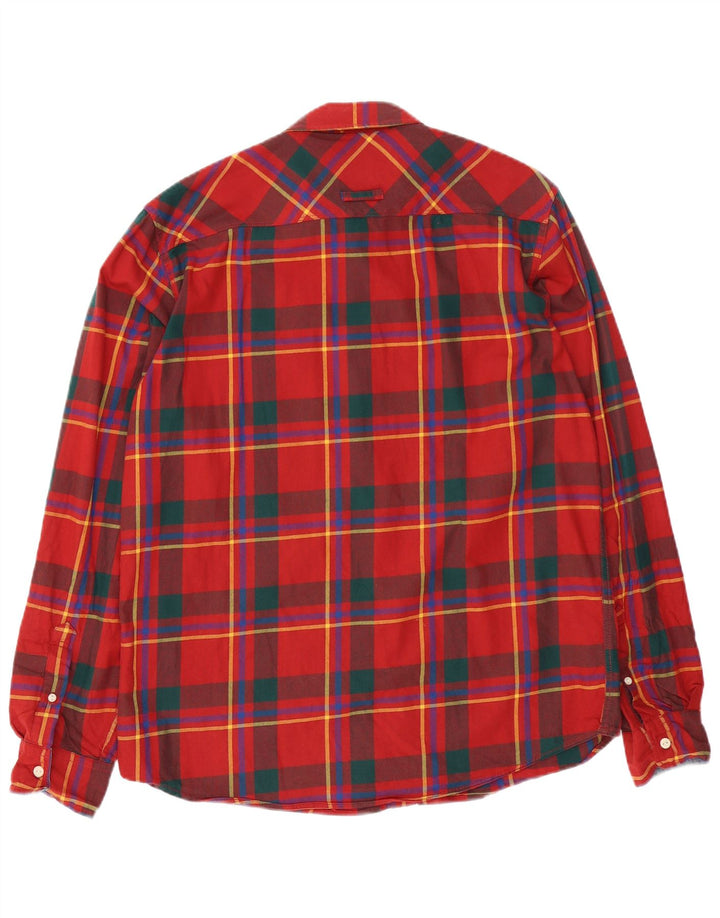 Springfield Mens Custom Fit Flannel Shirt XL Red Check