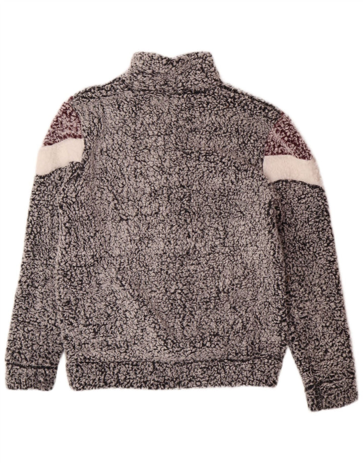 Lotto Womens Fleece Jacket UK 18 XL Grey Colourblock Polyester