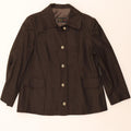 ERMENEGILDO ZEGNA Womens 5 Button Blazer Jacket UK 14 Large Brown Vintage Ermenegildo Zegna and Second-Hand Ermenegildo Zegna from Messina Hembry 