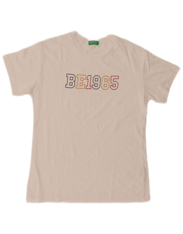 Benetton Girls Graphic T-Shirt Top 11-12 Years 2XL White