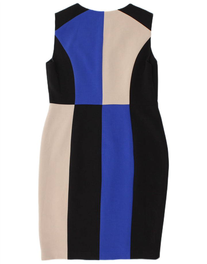 PHASE EIGHT Womens Sheath Dress UK 16 Large Multicoloured Colourblock