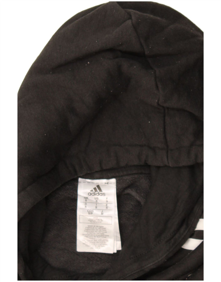 Adidas Mens Hoodie Jumper Small Black Cotton