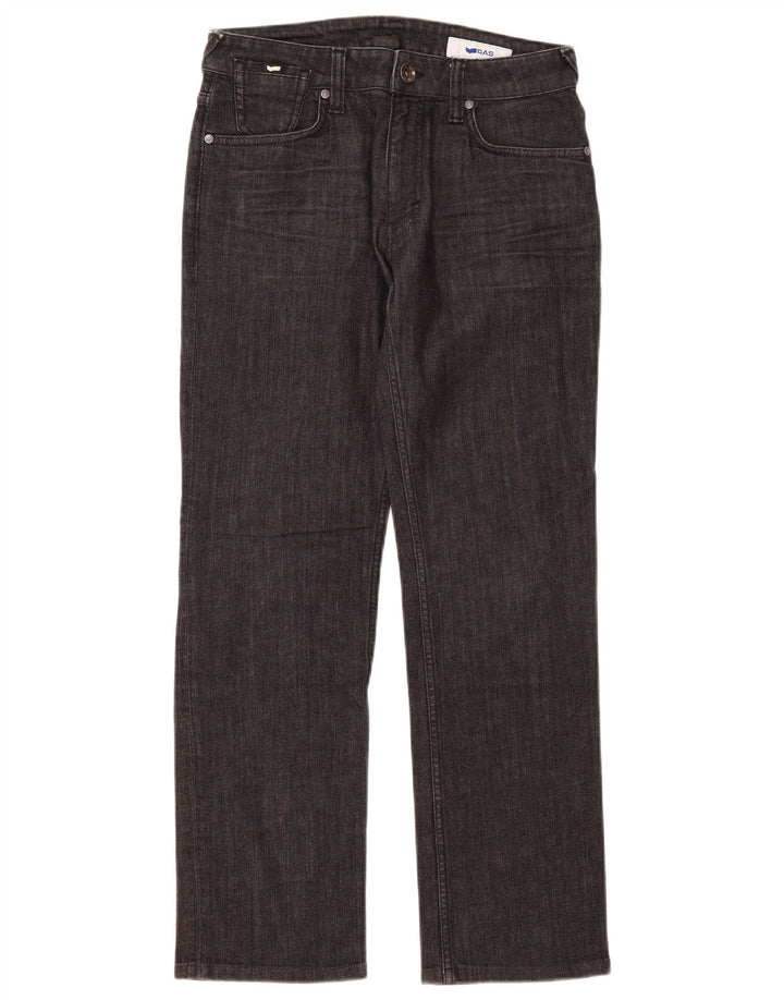 Gas Womens Straight Jeans W30 L30 Grey Cotton