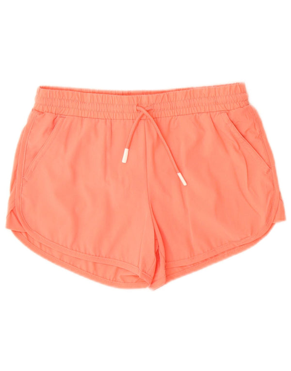 Eddie Bauer Girls Sport Shorts 10-11 Years Medium  Orange Polyester