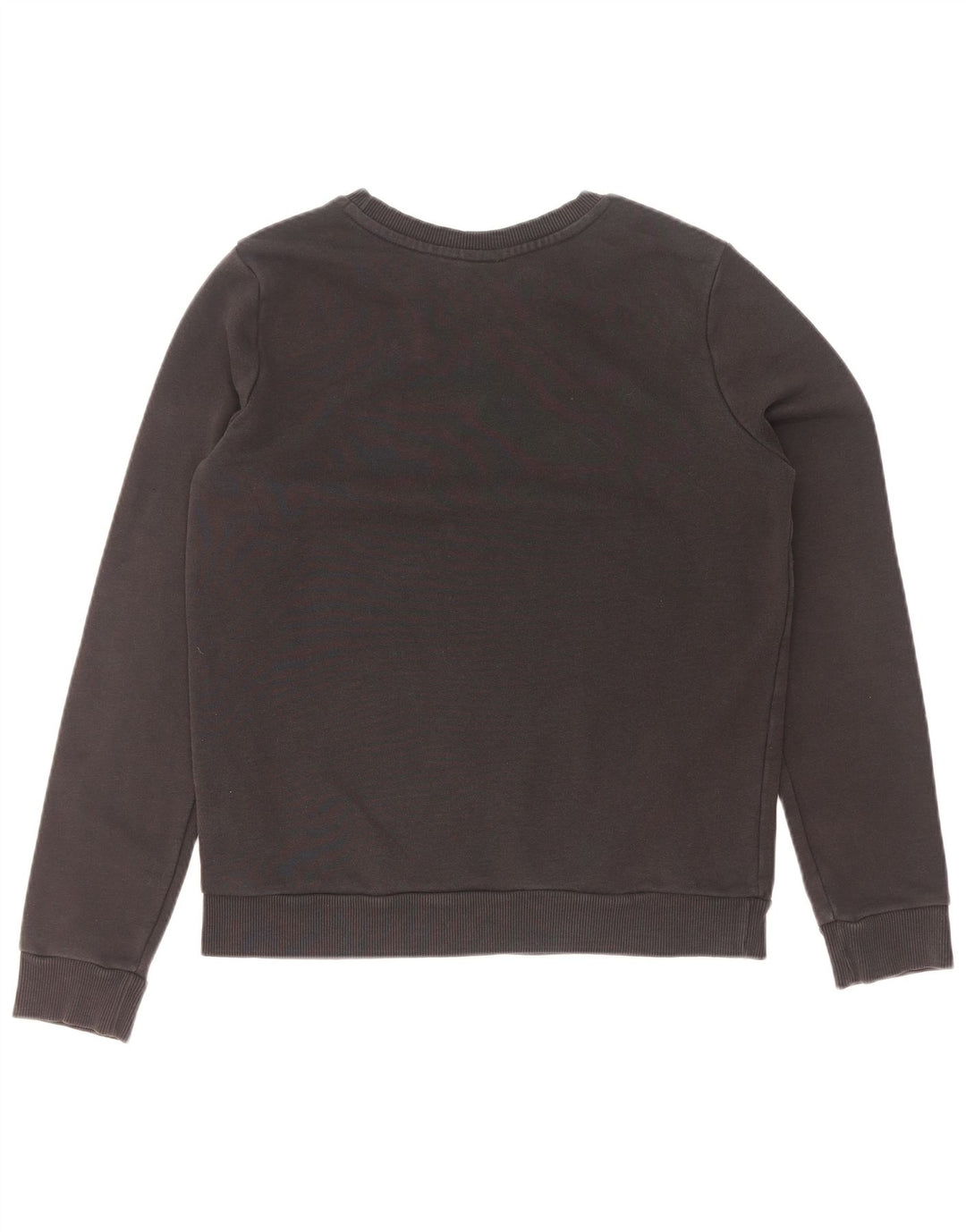 Adidas Womens Graphic Sweatshirt Jumper UK 12 Medium Black Cotton