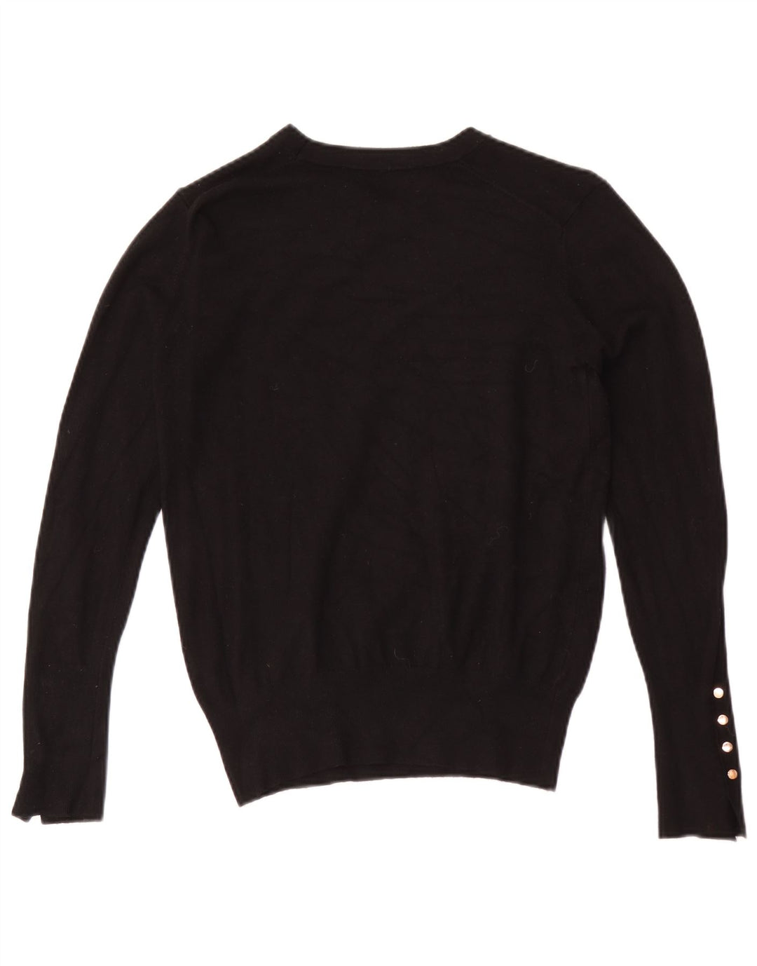 Zara Womens Boat Neck Jumper Sweater UK 12 Medium Black