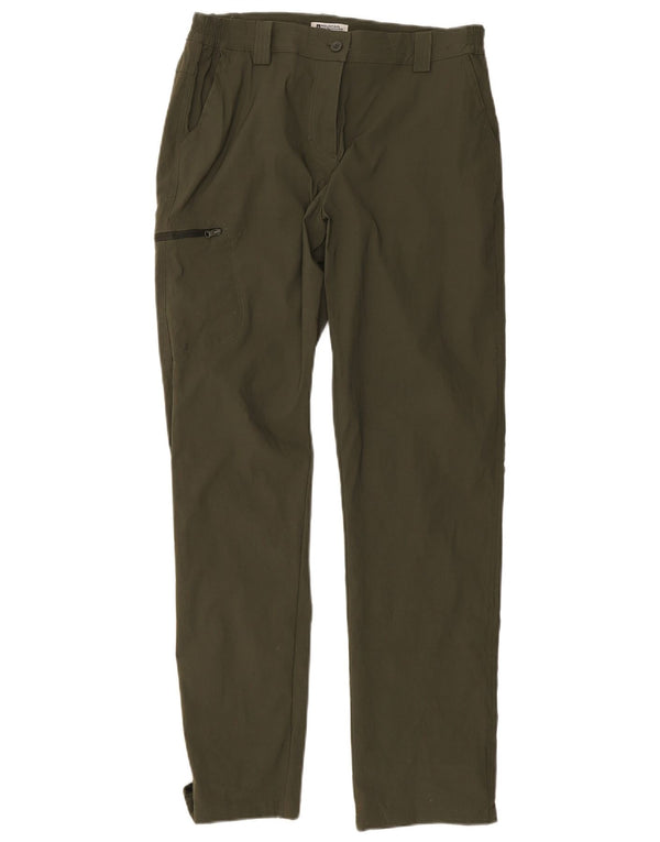 Mountain Warehouse Womens Hiking Cargo Trousers UK 12 Medium W30 L31 Khaki