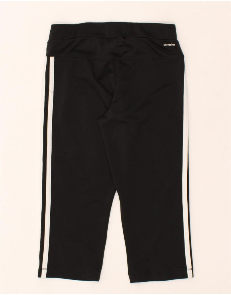 ADIDAS Girls Climalite Capri Tracksuit Trousers 11-12 Years Black | Vintage Adidas | Thrift | Second-Hand Adidas | Used Clothing | Messina Hembry 