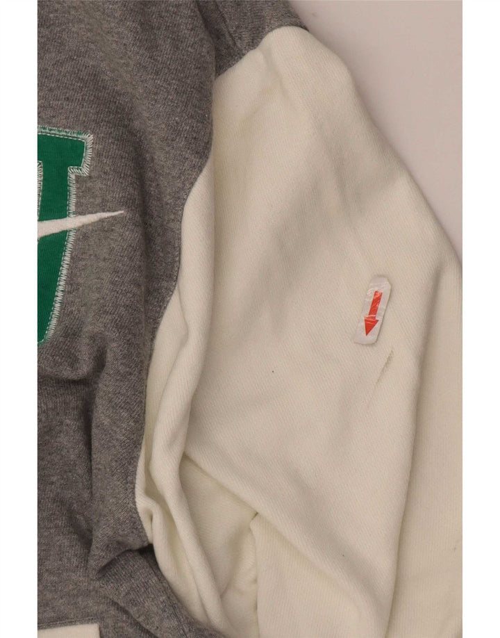 Nike Mens Graphic Tracksuit Top Jacket Small Grey Colourblock Cotton