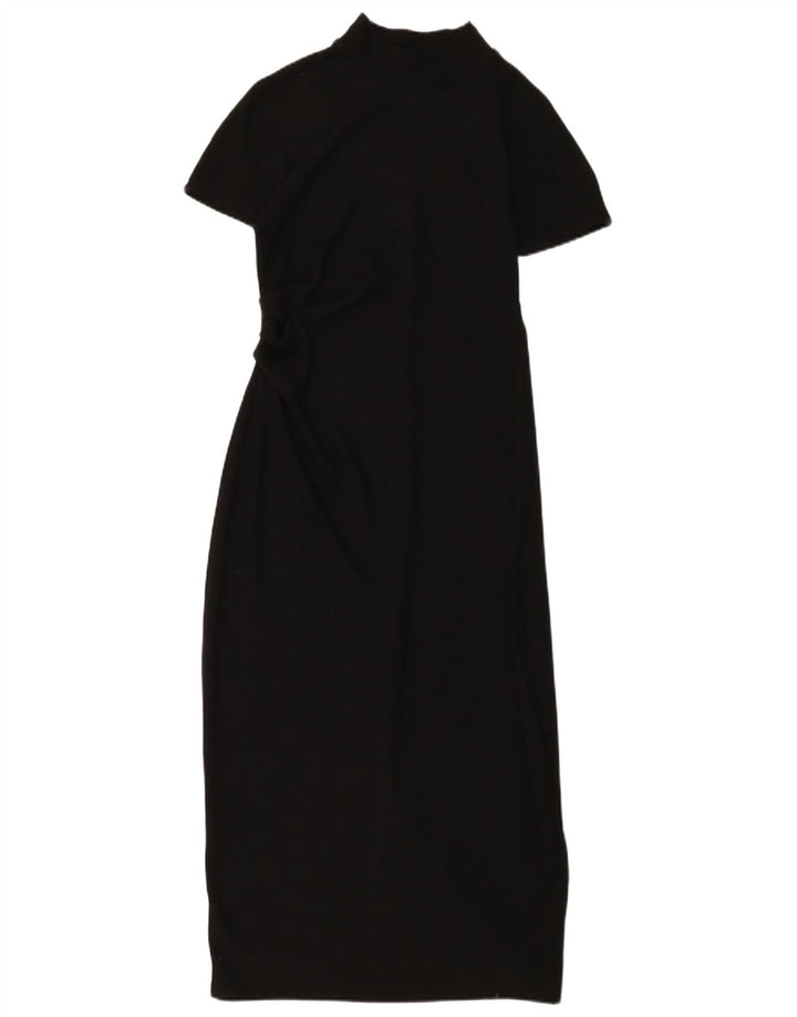 Zara Womens Maxi Dress UK 14 Large Black