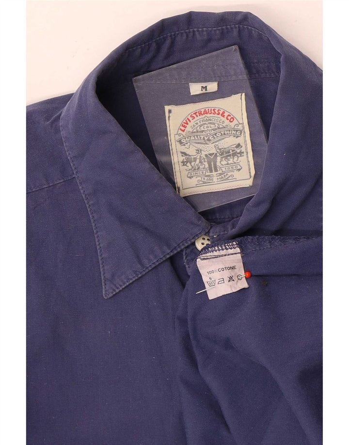 Levi's Mens Shirt Medium Blue Cotton