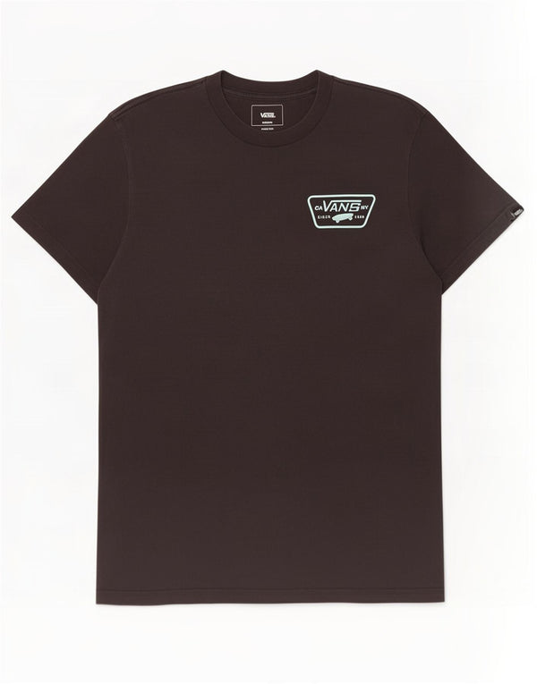 Vans Mens Slim Fit Graphic T-Shirt Top Small Black Cotton