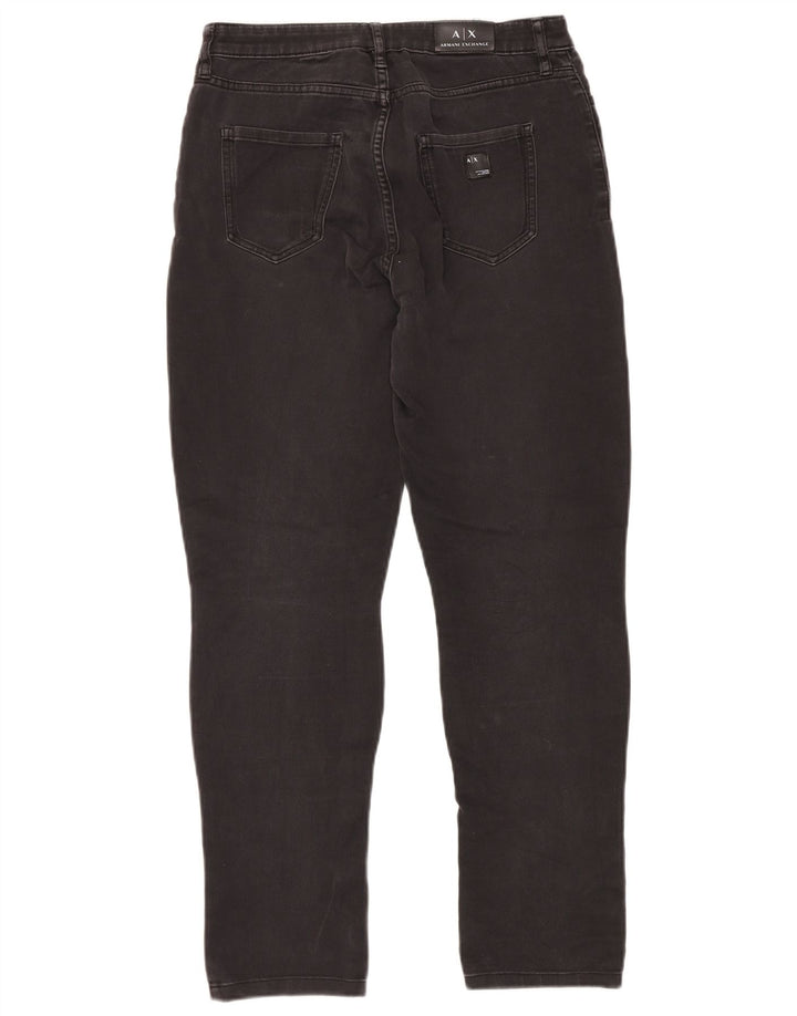 Armani Exchange Womens J45 Slim Jeans W30 L28 Black Cotton