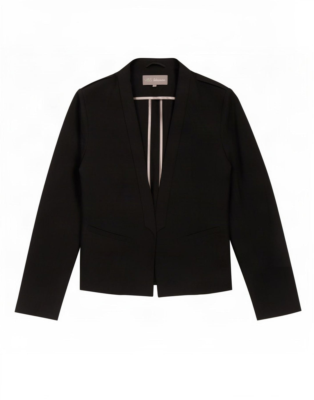 Marks & Spencer Womens Blazer Jacket UK 14 Medium Black Polyester