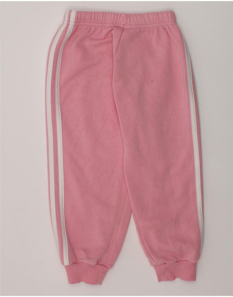 ADIDAS Girls Tracksuit Trousers Joggers 4-5 Years Pink Cotton | Vintage Adidas | Thrift | Second-Hand Adidas | Used Clothing | Messina Hembry 