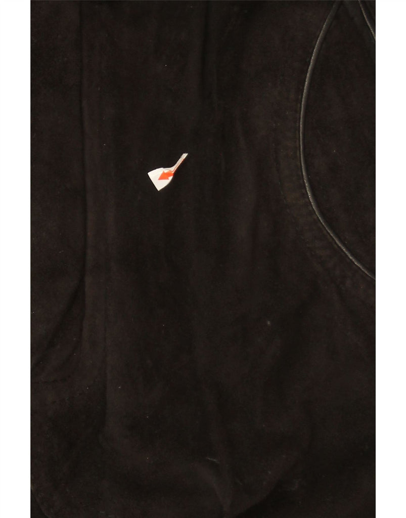 CREATION Mens Suede Jacket UK 42 XL Black Vintage Creation and Second-Hand Creation from Messina Hembry 