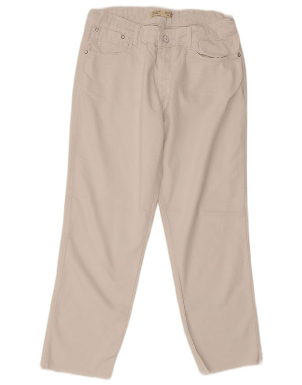 Zara Girls Tapered Jeans 13-14 Years W30 L26 White