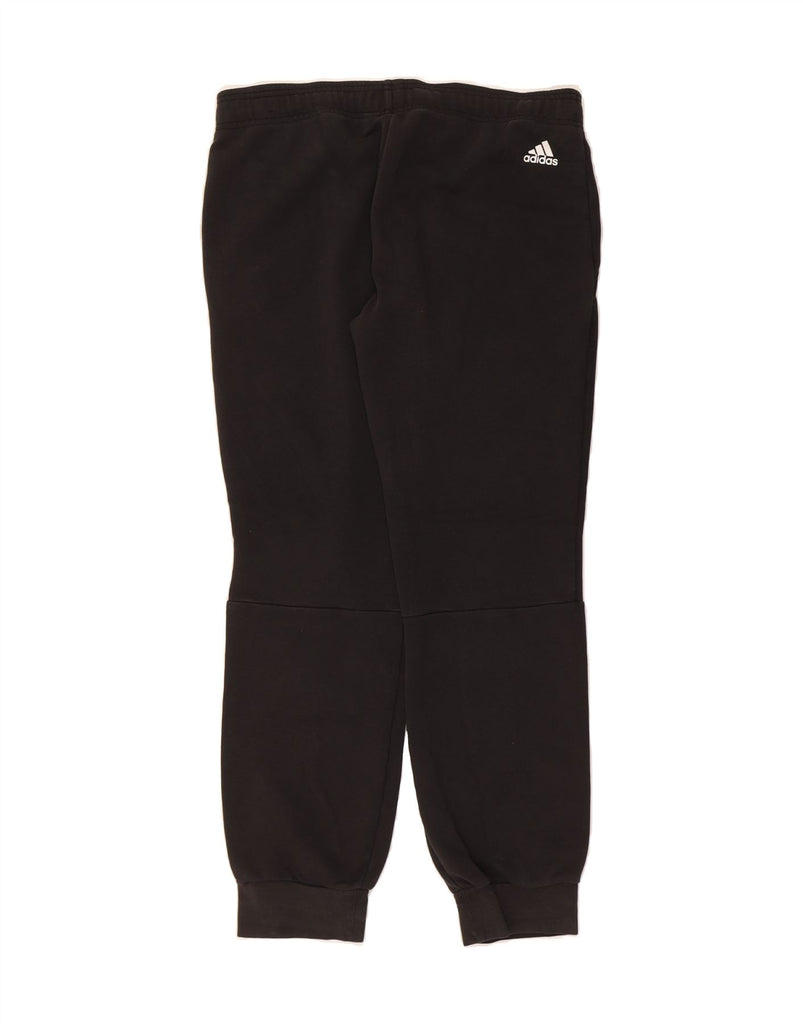 ADIDAS Womens Graphic Tracksuit Trousers Joggers UK 16/18 Large  Black Vintage Adidas and Second-Hand Adidas from Messina Hembry 