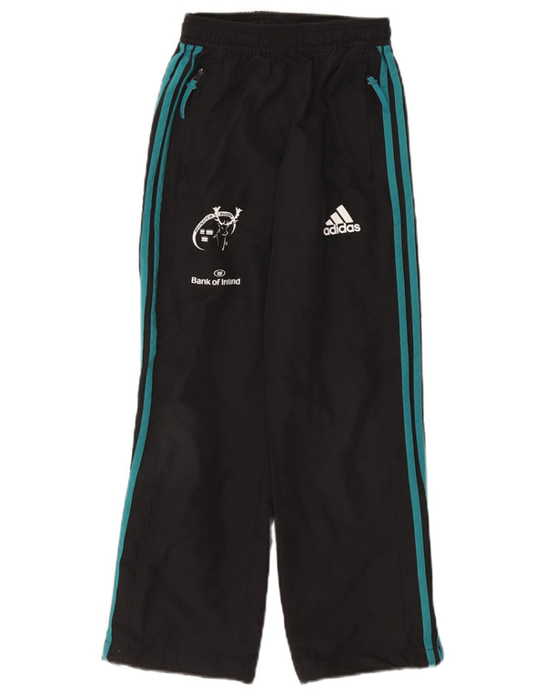 ADIDAS Boys Munster Rugby Graphic Tracksuit Trousers 9-10 Years  Black