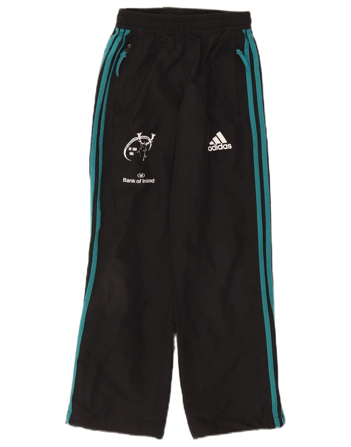 ADIDAS Boys Munster Rugby Graphic Tracksuit Trousers 9-10 Years  Black