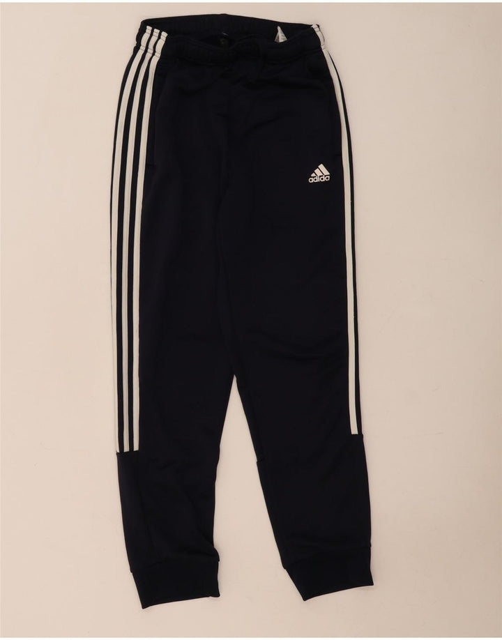 Adidas Mens Tracksuit Trousers Joggers Small Navy Blue Polyester