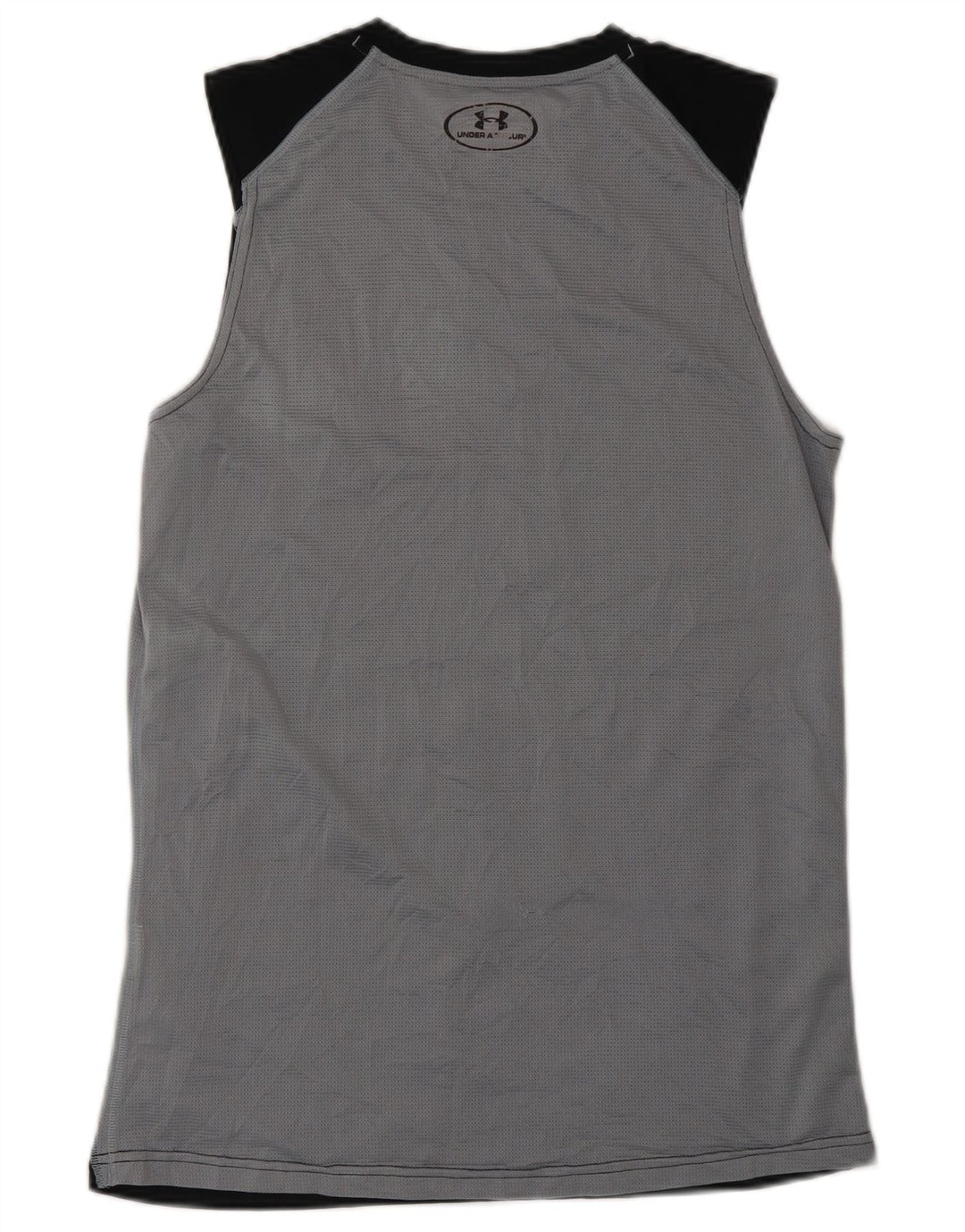 Under Armour Mens Heat Gear Vest Top Small Black Colourblock Polyester