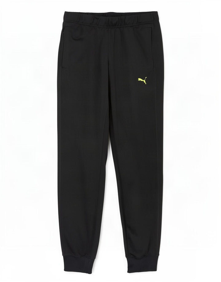 Puma Mens Tracksuit Trousers Joggers Medium Black Polyester