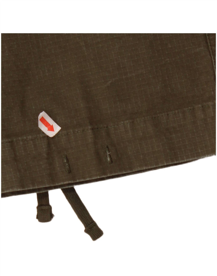 NIKE Womens Straight Cargo Trousers W34 L27 Khaki Cotton