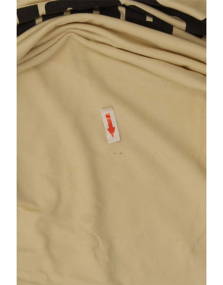Puma Mens Graphic T-Shirt Top Small Yellow