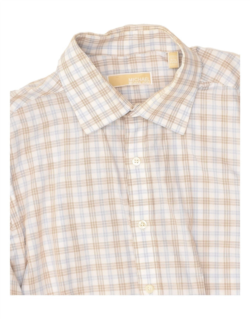 MICHAEL KORS Mens Shirt Size 16 1/2 Large Multicoloured Check Cotton | Vintage Michael Kors | Thrift | Second-Hand Michael Kors | Used Clothing | Messina Hembry 