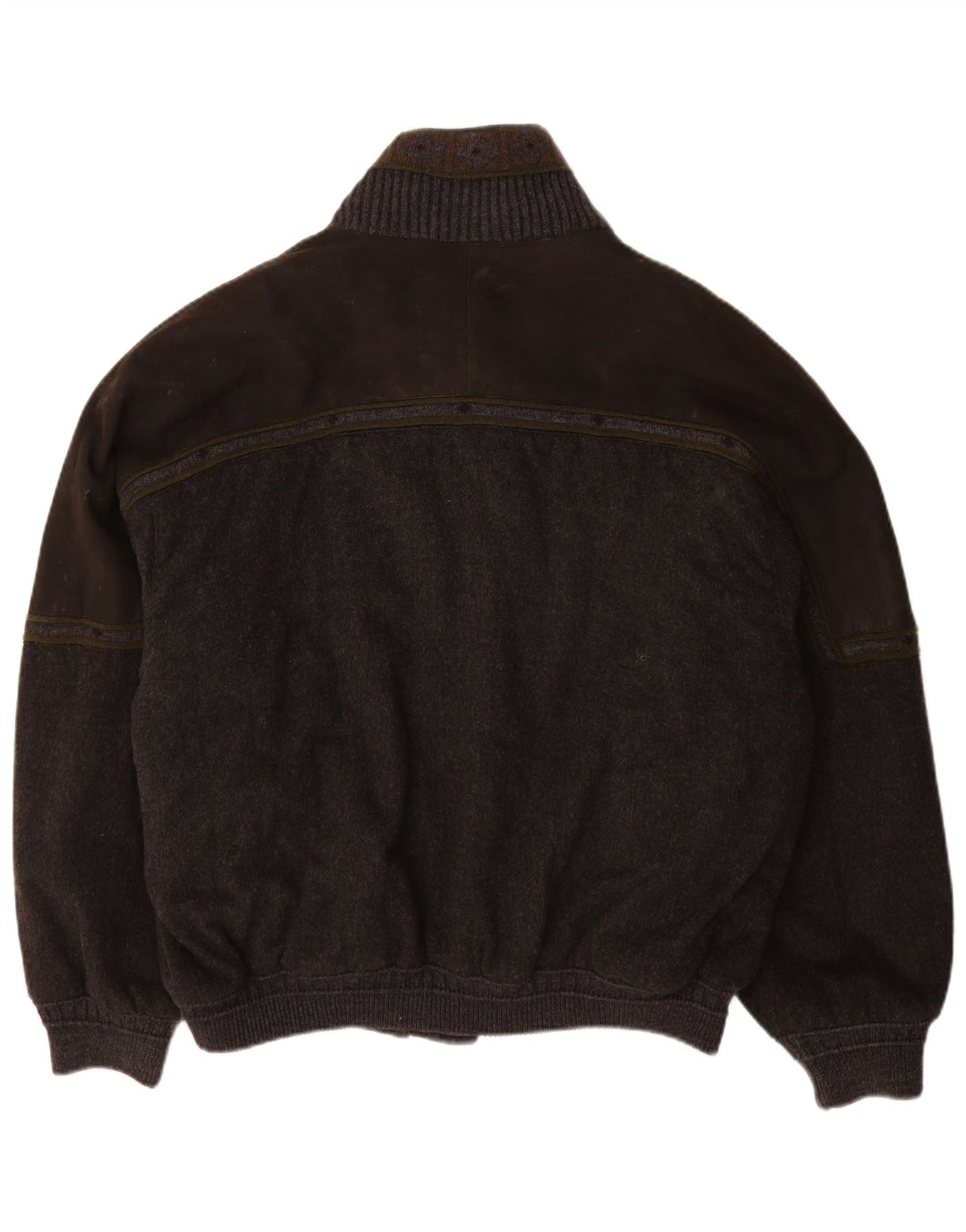 Torras Mens Bomber Jacket IT 58 4XL Grey Wool