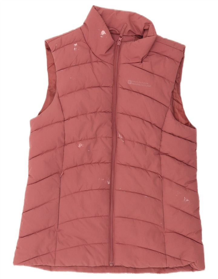 Mountain Warehouse Womens Padded Gilet UK 10 Small Pink Polyester